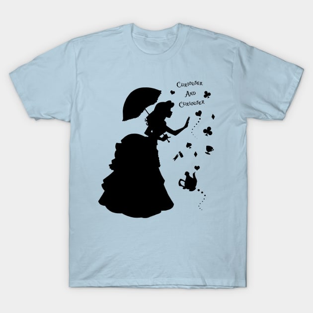 Curiouser and Curiouser T-Shirt by CherryGarcia